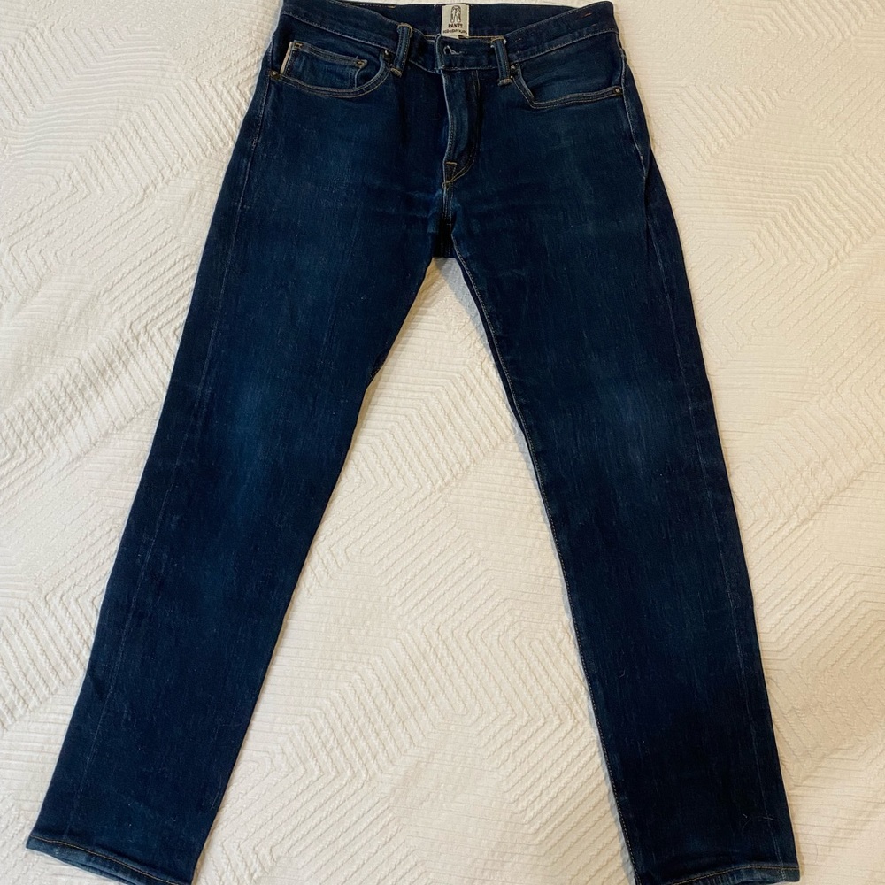 Hiroshi Kato Selvedge Denim Skinny Cropped Jeans